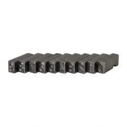 C.H. Hanson - 10 Piece, 1/4 Inch Character, Steel Type Set - 8 Character Capacity, 0-9 Content - Exact Industrial Supply