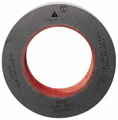 Camel Grinding Wheels - 20" Diam x 12" Hole x 6" Wide Centerless & Cylindrical Grinding Wheel - 80/120 Grit, Aluminum Oxide, Type 1, Medium/Fine Grade, Vitrified Bond, No Recess - Exact Industrial Supply