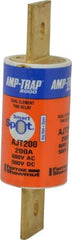 Ferraz Shawmut - 500 VDC, 600 VAC, 200 Amp, Time Delay General Purpose Fuse - Clip Mount, 5-3/4" OAL, 100 at DC, 200 at AC, 300 (Self-Certified) kA Rating, 1-5/8" Diam - Exact Industrial Supply