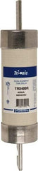 Ferraz Shawmut - 600 VAC/VDC, 400 Amp, Time Delay General Purpose Fuse - Clip Mount, 11-5/8" OAL, 100 at DC, 200 at AC kA Rating, 2-9/16" Diam - Exact Industrial Supply