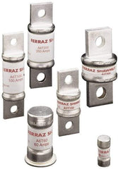 Ferraz Shawmut - 160 VDC, 300 VAC, 1200 Amp, Fast-Acting General Purpose Fuse - Bolt-on Mount, 102mm OAL, 200 at AC, 50 at DC kA Rating, 2-33/64" Diam - Exact Industrial Supply