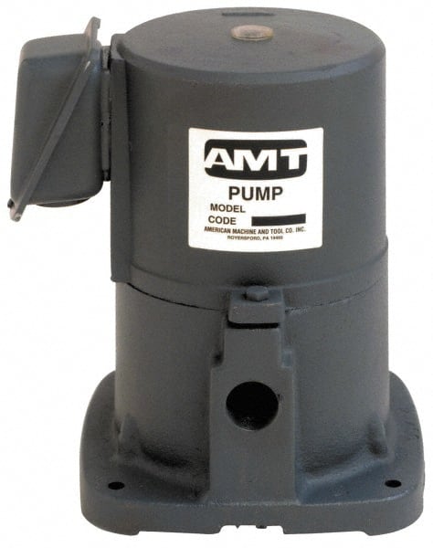 American Machine & Tool - 3/1.5 Amp, 115/230 Volt, 1/4 hp, 1 Phase, 3,450 RPM, Cast Iron Suction Machine Tool & Recirculating Pump - Exact Industrial Supply
