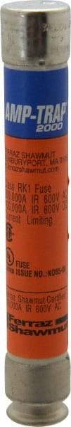 Ferraz Shawmut - 600 VAC/VDC, 3.2 Amp, Time Delay General Purpose Fuse - Clip Mount, 127mm OAL, 100 at DC, 200 at AC kA Rating, 13/16" Diam - Exact Industrial Supply