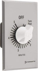 Intermatic - 5 min Indoor Analog Spring-wound Mechanical Timer - 125 VAC, - Exact Industrial Supply