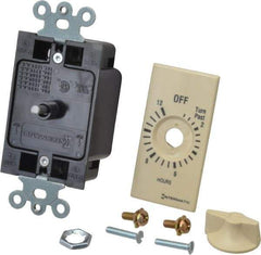 Intermatic - 12 hr Indoor Analog Spring-wound Mechanical Timer - 125 VAC, 50/60 Hz, - Exact Industrial Supply