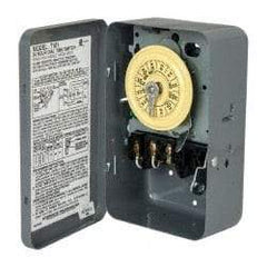 Intermatic - 24 hr Indoor Analog Electromechanical Timer Switch - 1 to 12 On/Off, 125 VAC, 60 Hz, - Exact Industrial Supply
