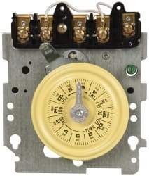 Intermatic - 24 hr Mechanism Only Analog Electromechanical Timer Switch - 12 On/Off per Day, 208 to 277 VAC, 60 Hz, - Exact Industrial Supply