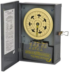 Intermatic - 7 Day Indoor Analog Electromechanical Timer Switch - 208 to 277 VAC, 60 Hz, - Exact Industrial Supply