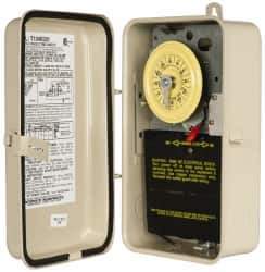 Intermatic - 24 hr Outdoor Analog Electromechanical Timer - 12 On/Off per Day, 208 to 277 VAC, 60 Hz, - Exact Industrial Supply