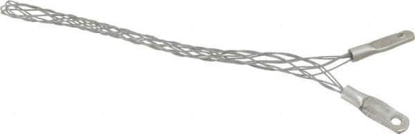 Hubbell Wiring Device-Kellems - 14.2 to 18.5mm Capacity, General, Straight Strain Relief Cord Grip - 6" Long, Galvanized Steel - Exact Industrial Supply