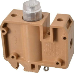 ACI - 30 Amp, DIN Rail Mount, Fused Terminal Block - 10 to 4 AWG Compatibility, 86mm High x 79mm Deep - Exact Industrial Supply