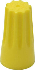 3M - 3, 20 to 2, 12 AWG, 600 Volt, Fire Resistant, Standard Twist on Wire Connector - Yellow, 221°F - Exact Industrial Supply