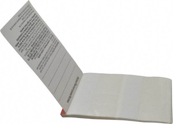 3M - 120 Label, 3/4 Inch Long x 1-3/4 Inch Wide, Write On Book - White Background, Self Laminated - Exact Industrial Supply