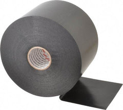 3M - 4" x 100', Black Vinyl Electrical Tape - Series 51, 20 mil Thick, 575 V/mil Dielectric Strength, 40 Lb./Inch Tensile Strength - Exact Industrial Supply