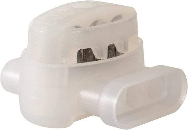 3M - 22 to 14 AWG, White, IDC, Pigtail Quick Splice Connector - 2 to 3 Wires - Exact Industrial Supply