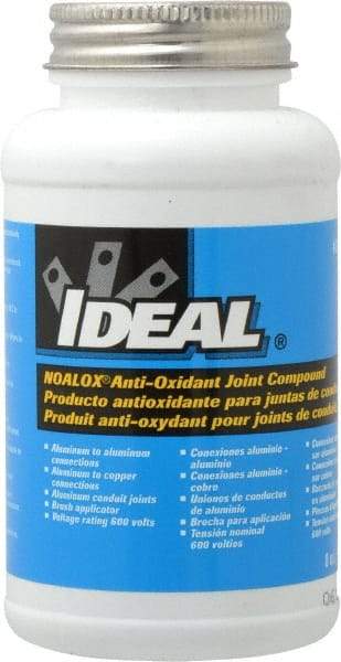 Ideal - 8 Ounce Conduit Antioxidant - Comes in Bottle, Includes Brush Cap - Exact Industrial Supply