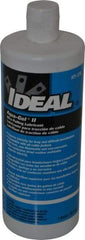 Ideal - 1 Quart Squeeze Bottle, Blue Wire Pulling Lubricant Gel - 28 to 180°F, RoHS Compliant, UL Listed - Exact Industrial Supply