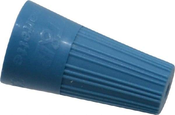 Thomas & Betts - 3, 20 to 3, 16 AWG, 300 Volt, Corrosion Resistant, Standard Twist on Wire Connector - Blue - Exact Industrial Supply