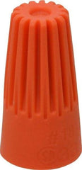 Thomas & Betts - 2, 18 to 3, 14 AWG, 600 Volt, Corrosion Resistant, Standard Twist on Wire Connector - Orange - Exact Industrial Supply