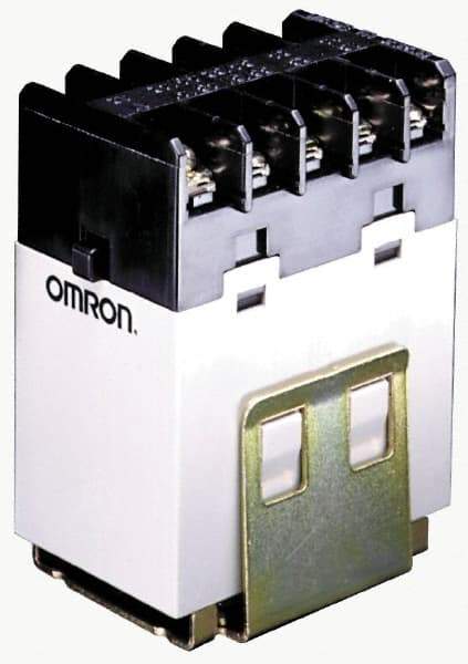 Omron - Standard Electromechanical Screw General Purpose Relay - 25 Amp at 220 VAC, 3PST-NO\xB6SPST-NC, 24 VDC, 34.5mm Wide x 64mm High x 51.5mm Deep - Exact Industrial Supply