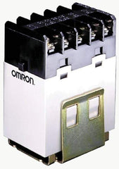 Omron - Standard Electromechanical Screw General Purpose Relay - 25 Amp at 220 VAC, 3PST-NO\xB6SPST-NC, 24 VDC, 34.5mm Wide x 64mm High x 51.5mm Deep - Exact Industrial Supply