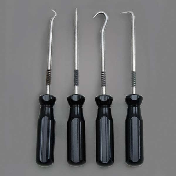 Ullman Devices - Scribe & Probe Sets Type: Hook & Pick Set Number of Pieces: 4 - Exact Industrial Supply