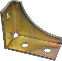 Thomas & Betts - Zinc Dichromate Steel 90° Strut Fitting - Used with Joining Metal Framing Channel & Strut - Exact Industrial Supply