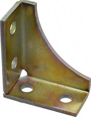 Thomas & Betts - Zinc Dichromate Steel 90° Strut Fitting - Used with Joining Metal Framing Channel & Strut - Exact Industrial Supply