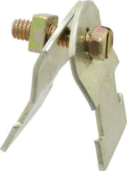 Thomas & Betts - 1/2" Pipe, 16 Gauge" Pipe or Tube Clamp - Gold Galvanized, 650 Lb Capacity - Exact Industrial Supply