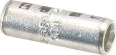 Thomas & Betts - 2 AWG Compatible, Noninsulated, Crimp-On Butt Splice Terminal - 2 Wire Entries, Copper Contacts, Tin Contact Plating, 1-1/4" OAL, Brown - Exact Industrial Supply