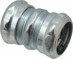 Thomas & Betts - 1" Trade, Steel Compression EMT Conduit Coupling - Noninsulated - Exact Industrial Supply