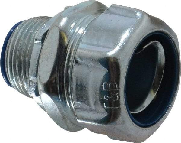 Thomas & Betts - 3/4" Trade, Steel Threaded Straight Liquidtight Conduit Connector - Insulated - Exact Industrial Supply