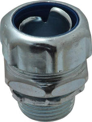 Thomas & Betts - 3/4" Trade, Steel Threaded Straight Liquidtight Conduit Connector - Noninsulated - Exact Industrial Supply