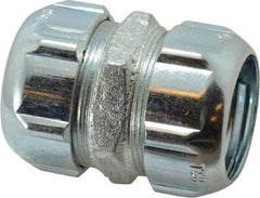 Thomas & Betts - 1" Trade, Malleable Iron Compression Rigid/Intermediate (IMC) Conduit Coupling - Noninsulated - Exact Industrial Supply