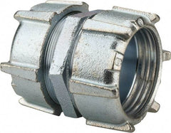 Thomas & Betts - 2" Trade, Malleable Iron Compression Rigid/Intermediate (IMC) Conduit Coupling - Noninsulated - Exact Industrial Supply