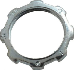 Thomas & Betts - 1" Trade, Steel Threaded Rigid/Intermediate (IMC) Conduit Locknut - Noninsulated - Exact Industrial Supply