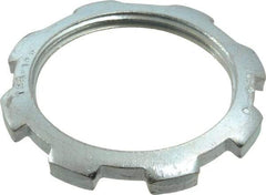 Thomas & Betts - 1-1/2" Trade, Steel Threaded Rigid/Intermediate (IMC) Conduit Locknut - Noninsulated - Exact Industrial Supply