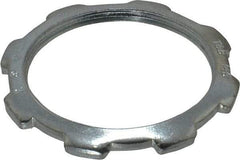 Thomas & Betts - 2" Trade, Steel Threaded Rigid/Intermediate (IMC) Conduit Locknut - Noninsulated - Exact Industrial Supply