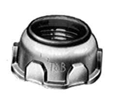 Thomas & Betts - 3/4" Trade, Steel Threaded Rigid/Intermediate (IMC) Conduit Bushing - Partially Insulated - Exact Industrial Supply