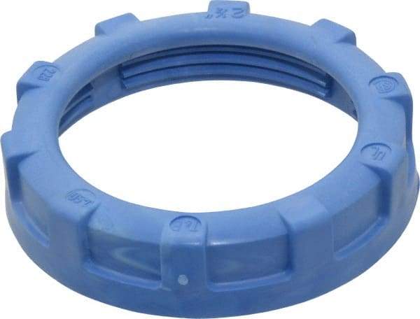 Thomas & Betts - 2-1/2" Trade, Plastic Threaded Rigid/Intermediate (IMC) Conduit Bushing - Insulated - Exact Industrial Supply