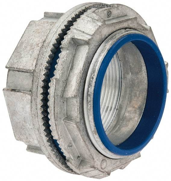 Thomas & Betts - 2" Trade, Zinc Threaded Rigid/Intermediate (IMC) Conduit Hub - Partially Insulated - Exact Industrial Supply