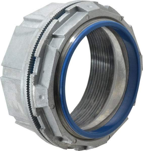 Thomas & Betts - 4" Trade, Zinc Threaded Rigid/Intermediate (IMC) Conduit Hub - Partially Insulated - Exact Industrial Supply