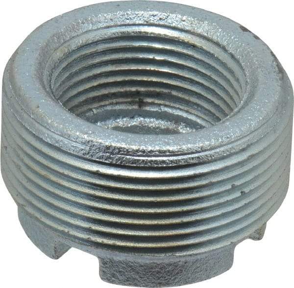 Thomas & Betts - 1-1/2 - 1" Trade, Malleable Iron Threaded Rigid/Intermediate (IMC) Conduit Reducer - Noninsulated - Exact Industrial Supply