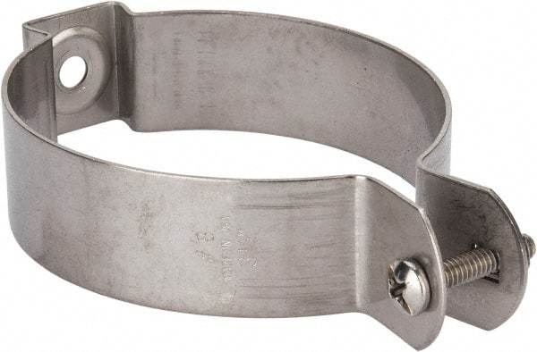 Thomas & Betts - Stainless Steel Rigid/EMT Conduit & Pipe Hanger - 3-1/2" EMT, 3-1/2" Rigid - Exact Industrial Supply