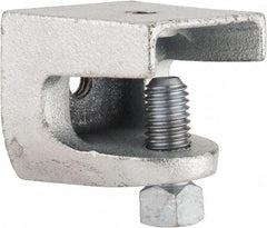 Thomas & Betts - 1" Max Flange Thickness, 1/2-13" Rod Standard Beam Clamp - 1,300 Lb Capacity, Malleable Iron - Exact Industrial Supply