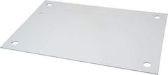 Wiegmann - 9" OAW x 13" OAH Powder Coat Finish Electrical Enclosure Back Panel - 16" x 12" Box, 14 Gauge Steel, Use with N12161206/N12161208/N12161210/RHC161206/WA161206FM - Exact Industrial Supply