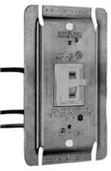 Pass & Seymour - 1 Pole, 120 VAC, 600 Watt, Specification Grade, Toggle, Wall and Dimmer Light Switch - Incandescent - Exact Industrial Supply