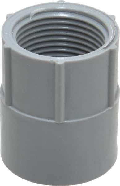 Thomas & Betts - 3/4" Trade, PVC Threaded Rigid Conduit Female Adapter - Insulated - Exact Industrial Supply