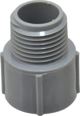 Thomas & Betts - 1/2" Trade, PVC Threaded Rigid Conduit Male Adapter - Insulated - Exact Industrial Supply