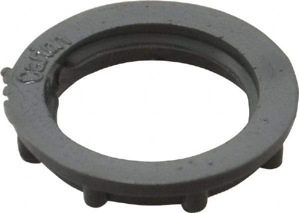 Thomas & Betts - 1/2" Trade, PVC Threaded Rigid/Intermediate (IMC) Conduit Locknut - Insulated - Exact Industrial Supply